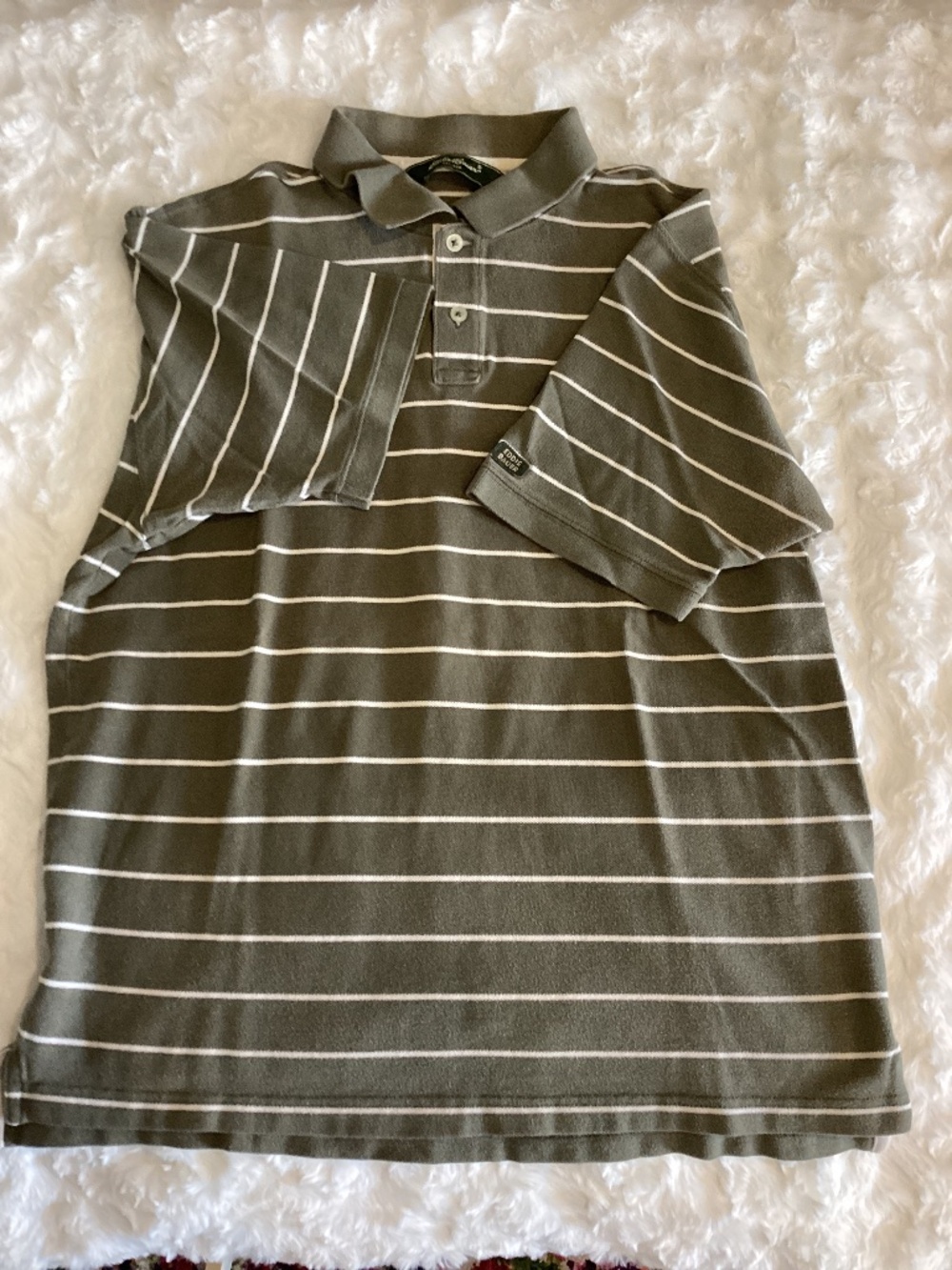 Eddie Bauer Men’s Polo Shirt, Size M, Olive